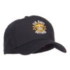 e4Hats.com US Navy Retired Circle Symbol Embroidered Cap - Black