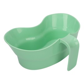 300ml Oral Care Basin Cup Single Handle, Portable, Ideal for Bedridden Patients, Multiple Uses with Inward Curved Vomit Bowl Tooth Brushing Tray