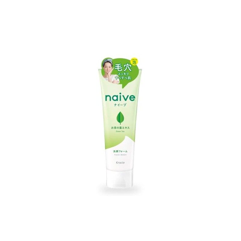 Naive Kracie New Face Wash 130 g - Green Leaf