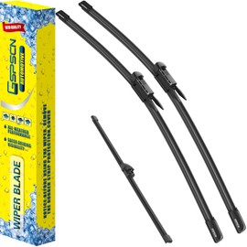 GSPSCN 3 Wipers Replacement for Lincoln MKX 2018-2016，Nautilus 2023-2019 Original Equipment Windshield Wiper Blades 24"+18"+11" (set of 3) Pinch Tab