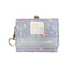 Sumikko Gurashi Synthetic Leather Patch Series Mini Wallet with Clasp Blue [SG 1632 BLE]