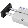 Air Cylinder Pneumatic 2 Piston Rod 2 Shaft Double Action