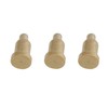 Yibuy 100pcs 2mm Dia 3.5mm Height Gold Plating Current Copper