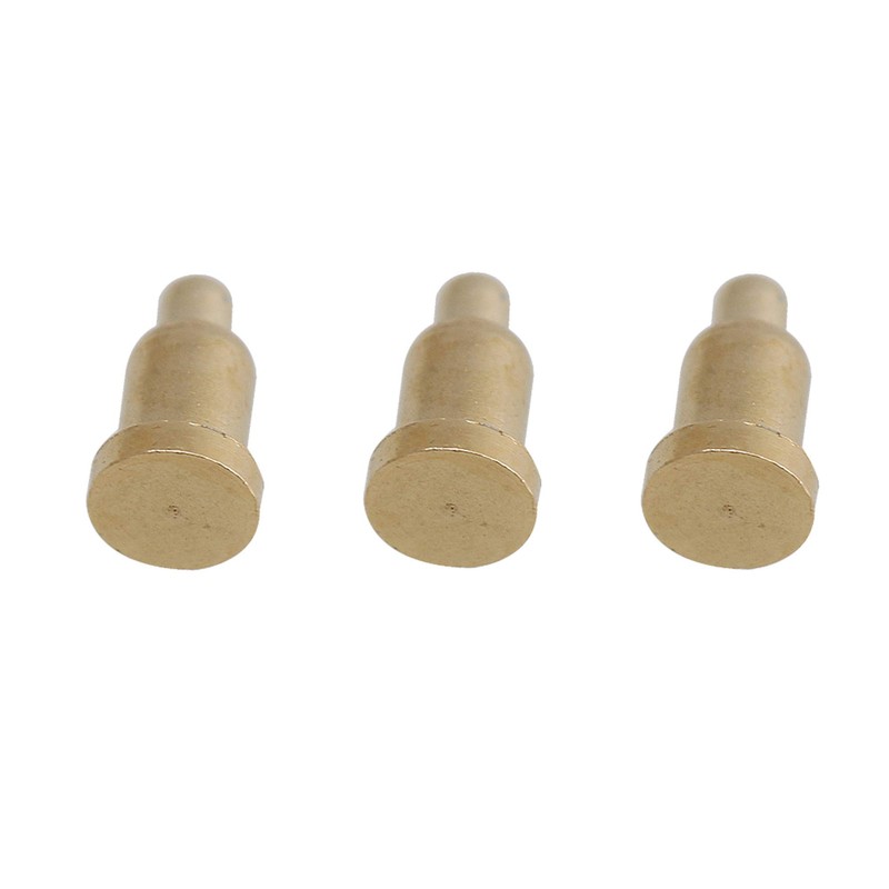 Yibuy 100pcs 2mm Dia 3.5mm Height Gold Plating Current Copper