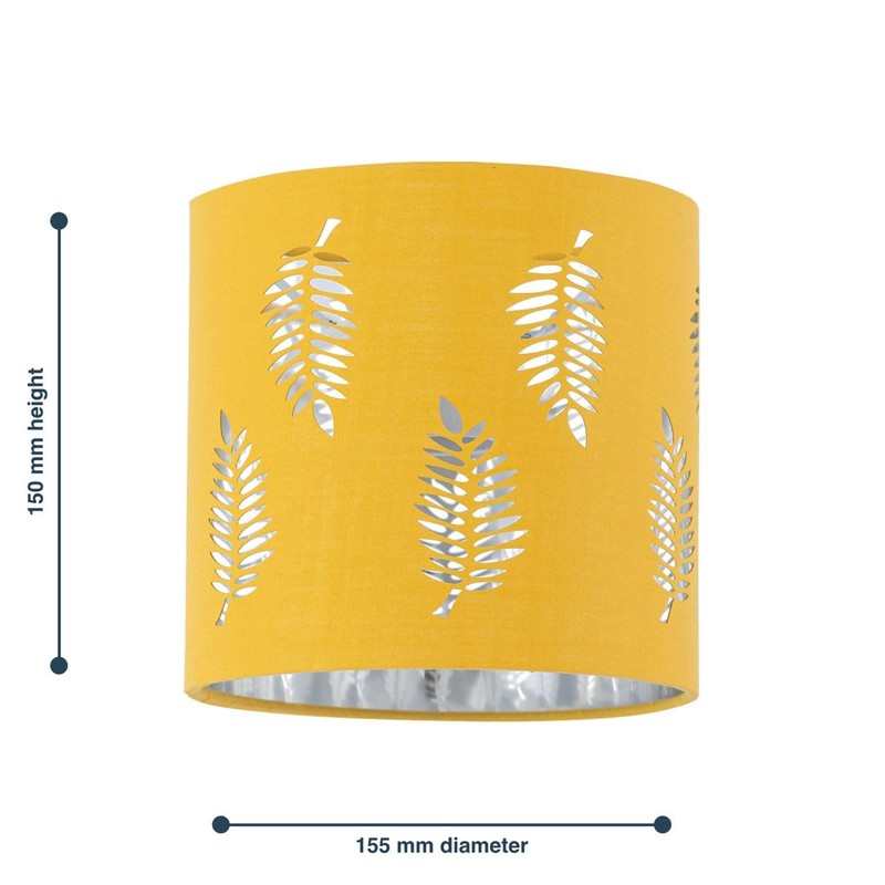 Ochre Yellow Table Lamp Shade, Lampshade for Table Lamp or