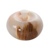Yuchengstone Set of 2 Apple Jade Paperweight Decorative Element Natural