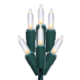 LUCKY SHINE 150 LED Warm White String Lights, UL Certified Green Wire Christmas Lights 50 FT, for Indoor and Outdoor Party, Garden, Patio, Wall, Trees