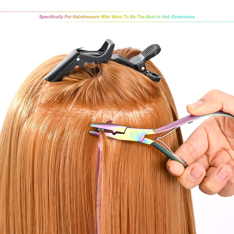 EHDIS Hair Extensions Tools Kit, 2 Stainless Steel Pliers for