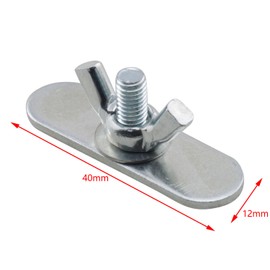 YHXiXi 6PCS Adjustable Sliding AC Vent Kit Butterfly Shaped Screws Portable Air Conditioner Window Kit Accessories Parts Screws and Nuts AC Window Seal Kit Portable Air Conditioner Sliding Window Kit