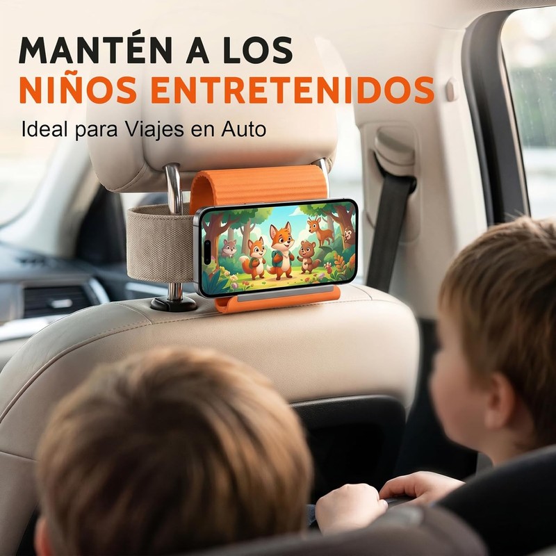 Soporte Flexible para Celular y Tablet, Stand de Silicona Plegable