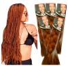 5 Extensiones 100% Kanekalon Premium Trenzas Africanas