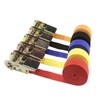 MroMax 0.98" Width x 14.76ft Length Ratchet Lashing Straps Polypropylene