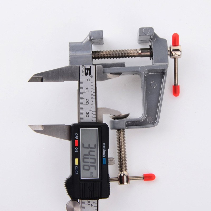 Sourcemall Small Desktop Vise Portable Bench Vise Mini Table Clamp