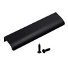 LICTOP 10 Pcs 150mm / 5.91" Flat Black Modern Finger