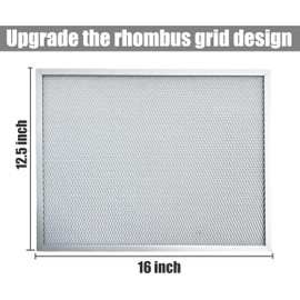 Upgraded 50000293-002 Post Filter 16" x 12.5" compatible with honeywell electric air cleaner pre filter 16" X 25" Models F50F F58F F300E F300A（2 Pack）