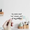 (5Pcs) You Know What That Sounds Like Sticker Quotes Funny