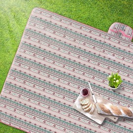 Happy Picnic Waterproof Picnic Mat (150x200cm) Ethnic Pattern