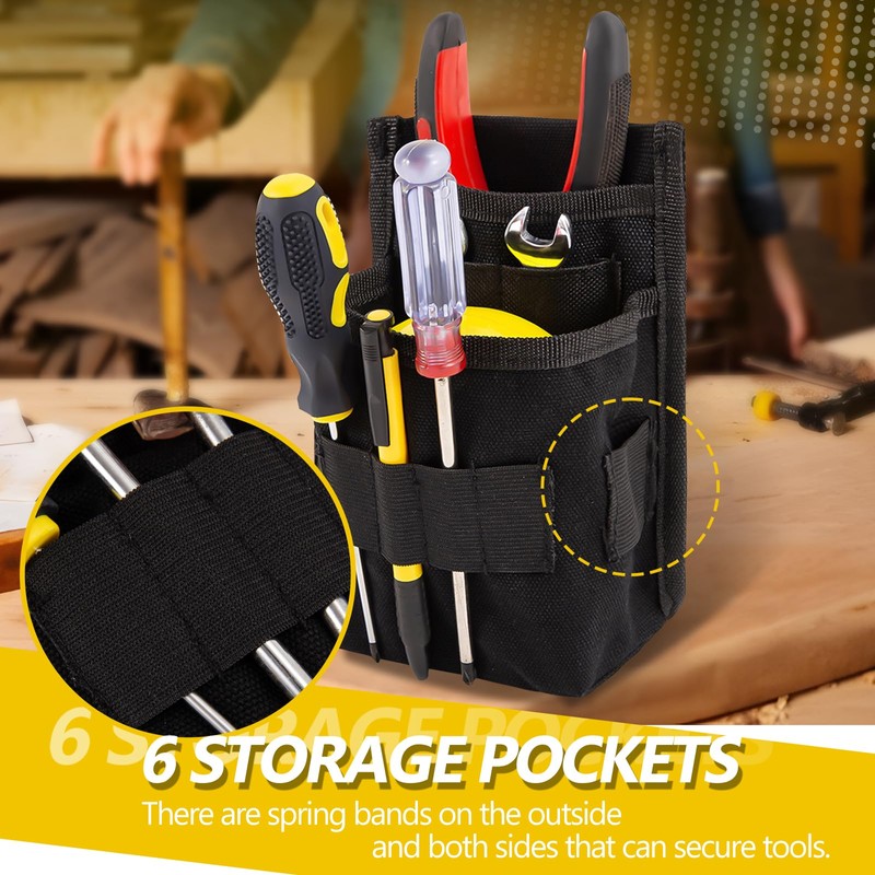 Small Tool Bag with Belt Clip, Electrician Tool Bag, Mini