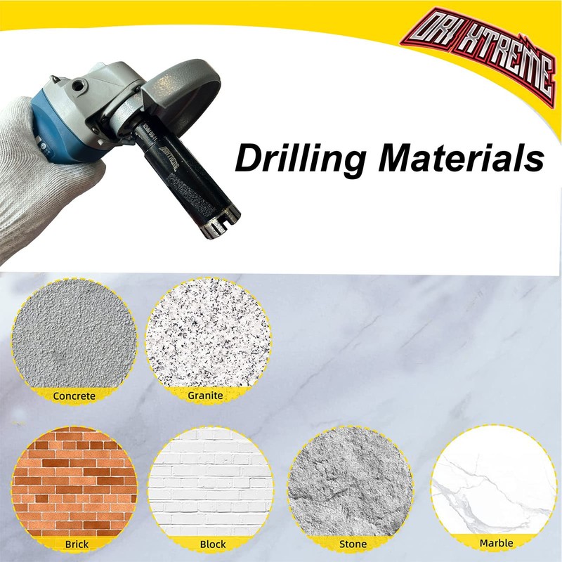 ORIXTREME Diamond Core Drill Bits 2-1/2 Inch Granite Hole Saw