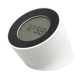Acctim Jowie Dual Digital Alarm Clock/Nightlight Superbrite® Crescendo Alarm Touch Sensor (White)