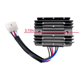 20A Voltage Regulator Rectifier Assy 31750-Z2E-803 31620-ZG5-033 SH711AA 6 Wires 6 Pins for Honda GX270 GX440 GX630 GX660 GX690 GXV630 GXV660 GXV690 GX620 GX670 GX270UT2 GX440IU GX630R Engine