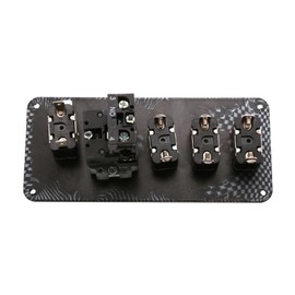 Toggle Switch Ignition 5 in 1 12V 40A Carbon Fibre Panel Start Ignition Kit for Car Truck