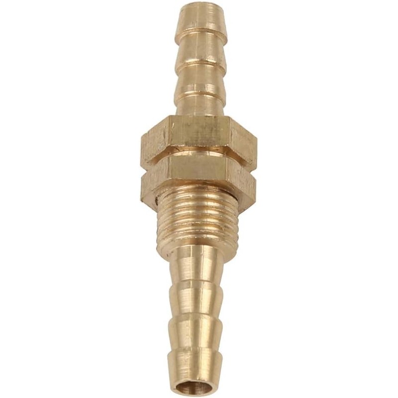 6mm Brass Hose Barb Fitting Connector Coupler for Joiner Air