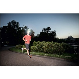 Sigma HEADLED II Multi Sport Head Light/Headlamp, Rechargeable, 120 Lumens, 35 m Beam Range, 400 m Visibility, Integrated Micro USB Recharge, 4 Modes, Washable Elastic Band, IP44 Splash Resistant