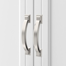 Asidrama 10 Pack 3 Inch(76mm) Brushed Satin Nickel Kitchen Cabinet Handles, Cabinet Pulls Kitchen Cabinet Hardware for Cupboard Drawer Pulls
