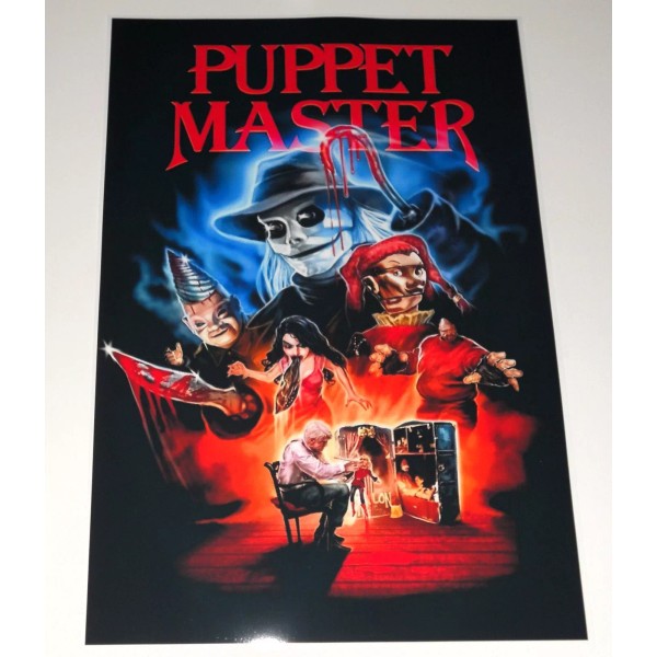 Puppet Master Charles Band Cult/Horror Poster 1989 19"x13" Killer Dolls