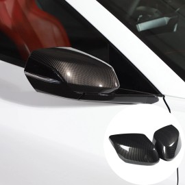 car-king888 ABS Carbon Rear View Side Mirror Cover Trim For Corvette C8 Z51 Z06 2020-2024