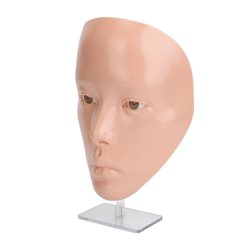 5D Cosmetic Practice Face Set Silicone Reusable Makeup Mannequin Face