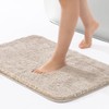 ROSMARUS Shaggy Bath Rugs for Bathroom Non Slip 20" X