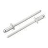 sourcing map 100Pcs 1/8"x1/4" Round Head Blind Rivets, Zinc-Plated Carbon