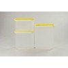 TUPPERWARE Quadro Optimum P24645 1.7 L White Yellow Container Storage
