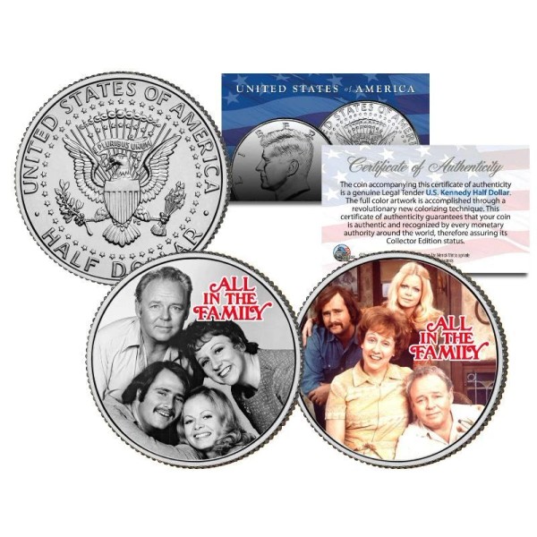 ALL IN THE FAMILY * TV SHOW * JFK Half