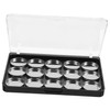 TOVINANNA 15grid Magnetic Empty Eyeshadow Palette Lightweight Multi Cosmetics Container