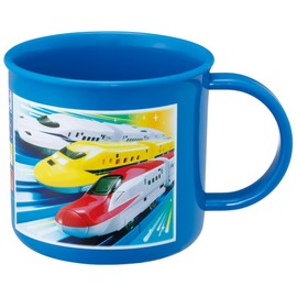 Skater KE4AAG-A Antibacterial Plarail Cup, 6.8 fl oz (24 ml), 7.8 fl oz (200 ml), Dishwasher Safe, Made in Japan