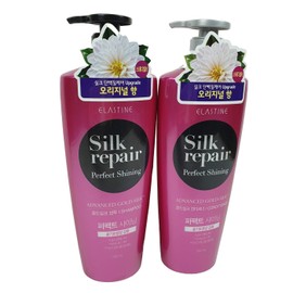 Elastine Silk Repair Perfect Shining Shampoo and Conditioner (550ml 18.6 Fl.oz/each)