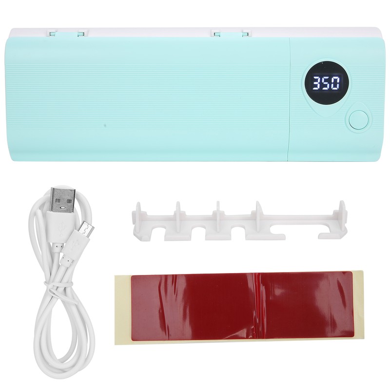 UVC Toothbrush Holder Wall Mounted Rack UV Light Cleaning Toothbrush