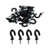 JIHUOO 100 Pcs 1/2 Inch Ceiling Cup Hooks Screw Ceiling