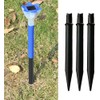 Wensmy 10PCS Solar Torch Lights Stakes Plastic Ground Spikes Solar