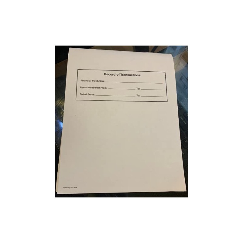 Secretary Deskbook Check Register - Size 6 3/8 x 8