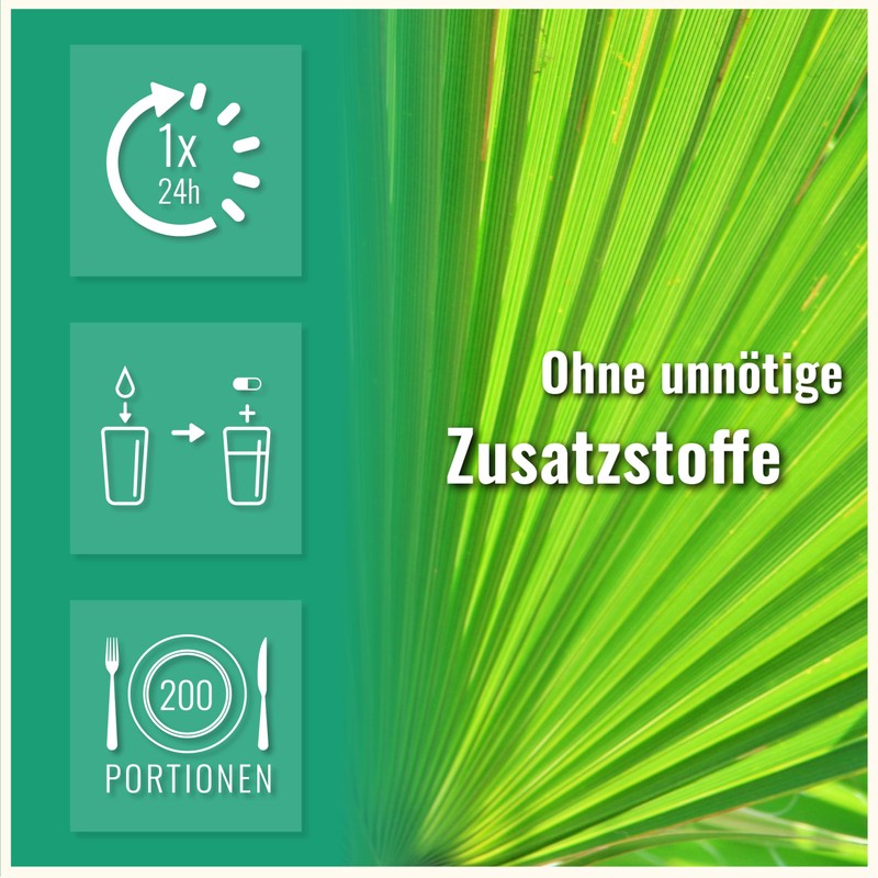 200 Saw Palmetto Capsules High Dose - Saw Palmetto Extract