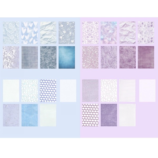 Omeblos Sheets Scrapbook Paper Set, Scrapbook Accessories, 2 Pack Mixed