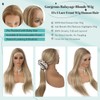 13x4 Balayage Lace Front Wig Human Hair Ash Blonde to
