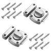 XINMEIWEN 4Pack Rotate Bolt Door Catch Gate Catches Security Door
