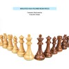 AMEROUS High Polymer Weighted Chess Pieces with 4.25'' King -