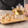 GURUDAR Glass Teapot Set, 34OZ/1000ML Glass Tea Kettle with Loose