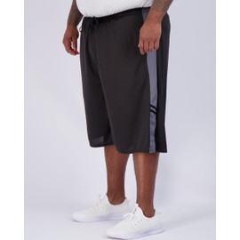 Real Essentials Men's Big & Tall 3-Pack Dry Fit & Mesh Active Athletic Perfomance Shorts (3X-5X), Mesh-set I, 5X